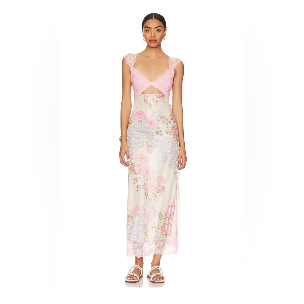 FREE PEOPLE VIRAL SUDDENLY FINE MAXI SLIP DRESS